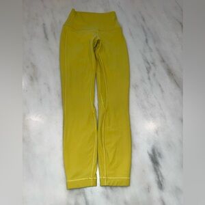 Lululemon Align High-Rise Pant 25"
Soleil yellow size 0 pilling / stains / snags